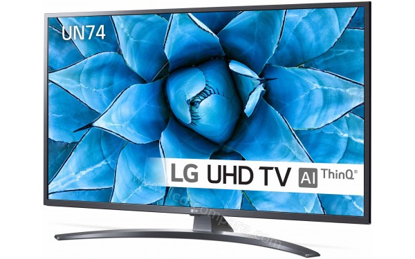 LG 55UN74006LB.API - Vue 3/4 droite