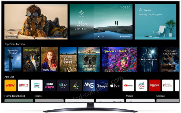 LG 55UP81003LR - Vue de face Smart TV