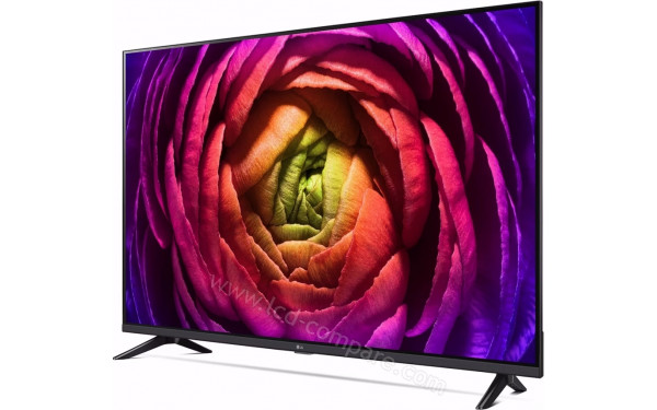 LG 55UR74006LB APIQ - Vue 3/4 droite