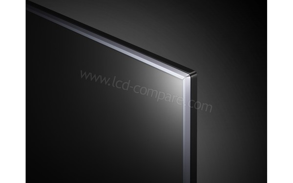 LG 60UJ750V Import EU - Zoom sur le coin sup&eacute;rieur droit