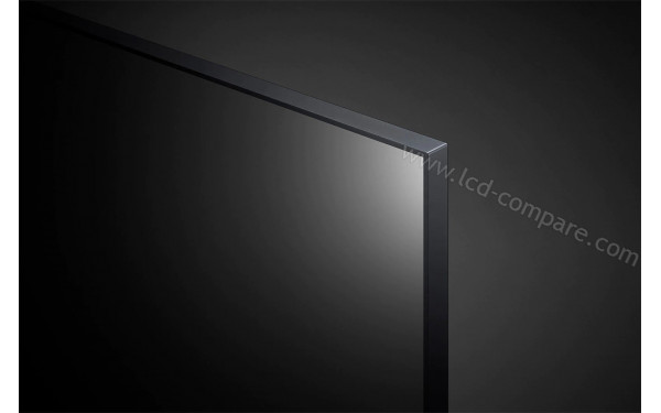 LG 60UQ8100 - Zoom sur le coin sup&eacute;rieur droit