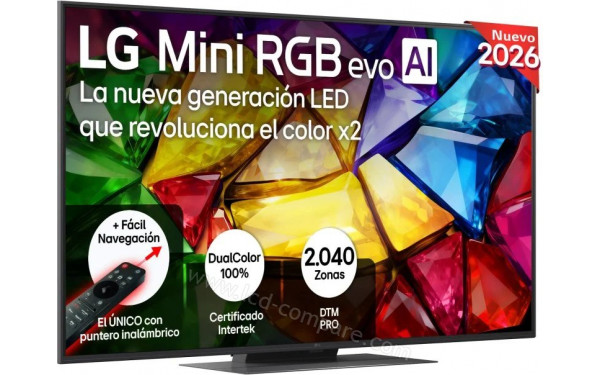 LG 65MRGB87B - Vue 3/4 gauche