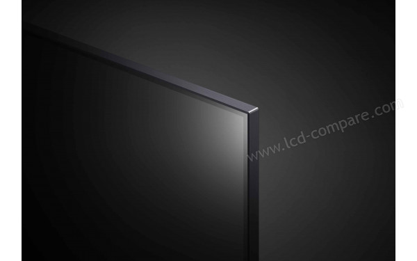 LG 65NANO91 2021 - Zoom sur le coin sup&eacute;rieur droit