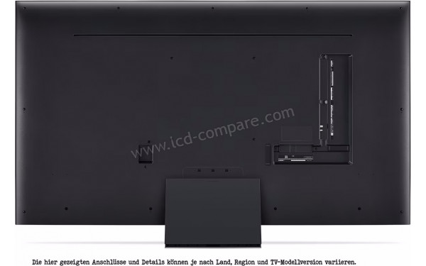 LG 65QNED86 2023 - Vue de l'arri&egrave;re position haute