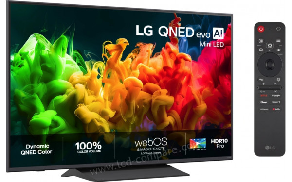 LG 65QNED8EB - Vue 3/4 gauche