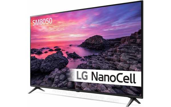 LG 65SM8050 - Vue 3/4 droite