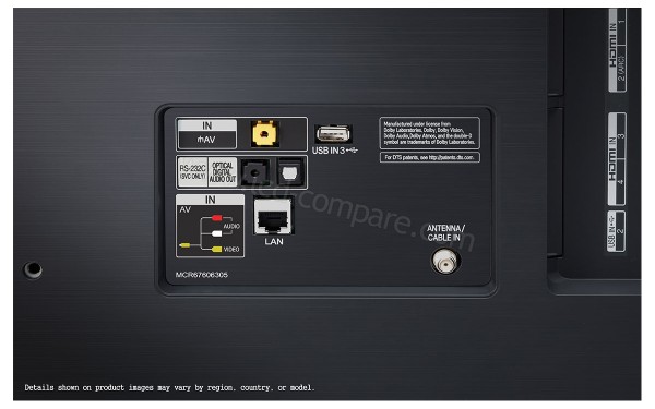 LG 65SM9800 - Connectiques arri&egrave;re