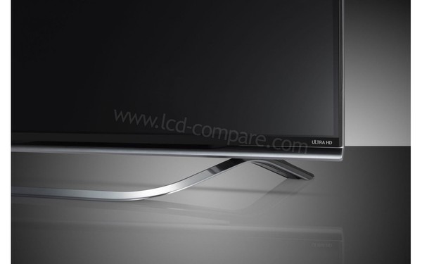 LG 65UF850V - Zoom sur le coin inf&eacute;rieur droit