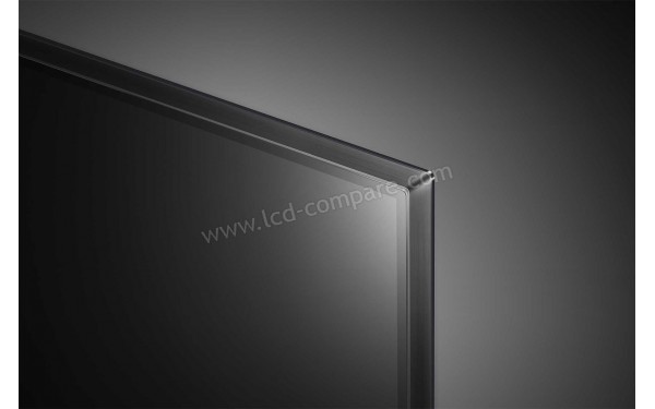 LG 65UM7610 - Zoom sur le coin sup&eacute;rieur droit