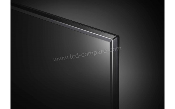 LG 65UN7100 - Zoom sur le coin sup&eacute;rieur droit