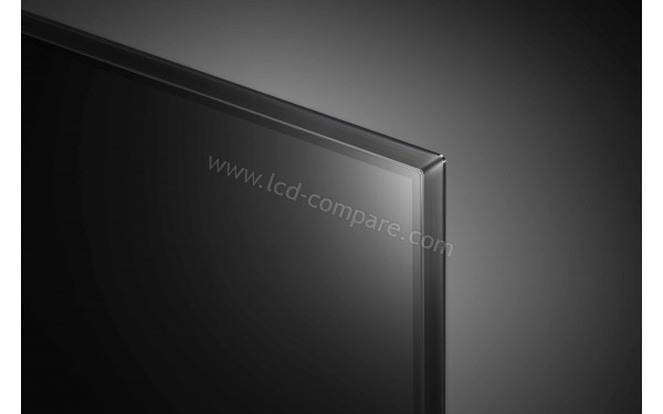 LG 65UN8100 - Zoom sur le coin sup&eacute;rieur droit