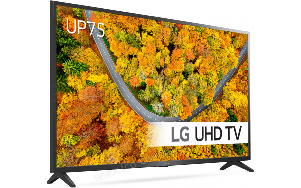 LG 65UP75003 - Vue 3/4 gauche