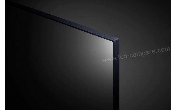 LG 65UP81006LR - Zoom sur le coin sup&eacute;rieur droit