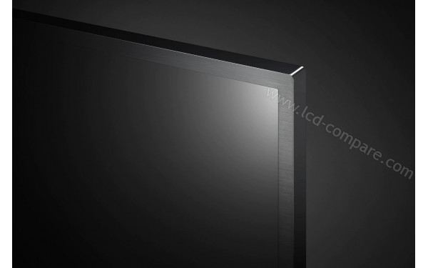 LG 70UN7400 - Zoom sur le coin sup&eacute;rieur droit