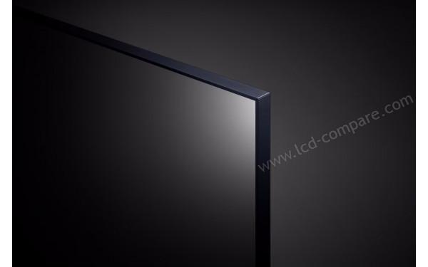 LG 75NANO75 2022 - Zoom sur le coin sup&eacute;rieur droit