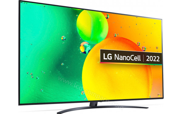 LG 75NANO769QA.AEUD - Vue 3/4 gauche