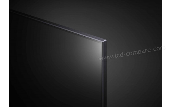 LG 75NANO81 - Zoom sur le coin sup&eacute;rieur droit