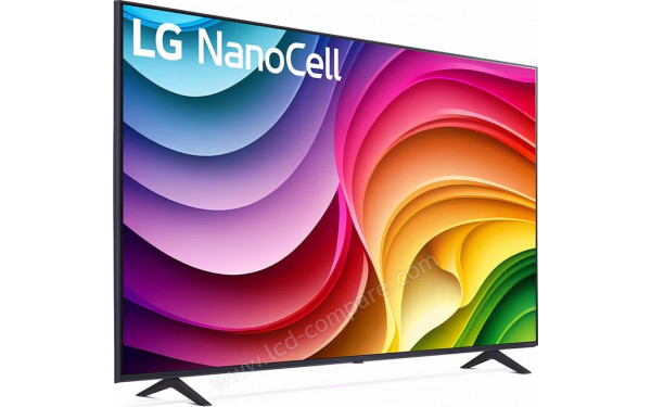 LG 75NANO82 2024 - Vue 3/4 gauche
