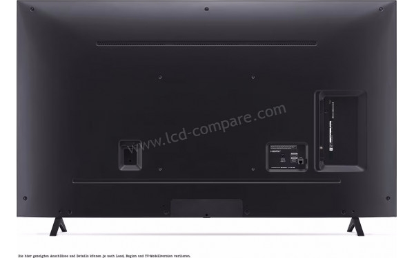 LG 75NANO82 2024 - Vue de l'arri&egrave;re