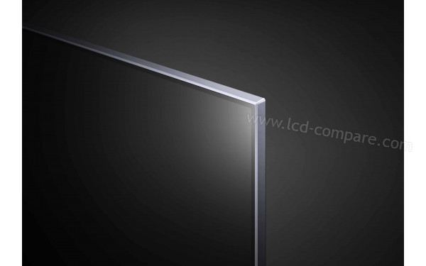 LG 75NANO88 - Zoom sur le coin sup&eacute;rieur droit