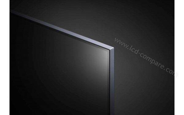 LG 75NANO92 - Zoom sur le coin sup&eacute;rieur droit