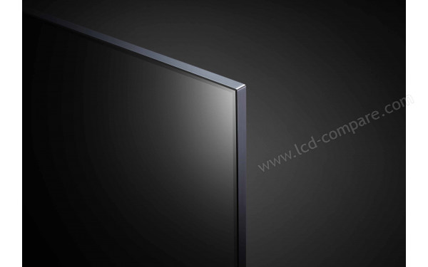 LG 75NANO96 - Zoom sur le coin sup&eacute;rieur droit