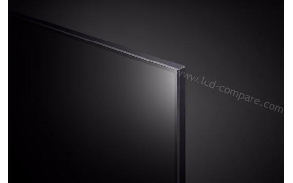 LG 75QNED77 - Zoom sur le coin sup&eacute;rieur droit