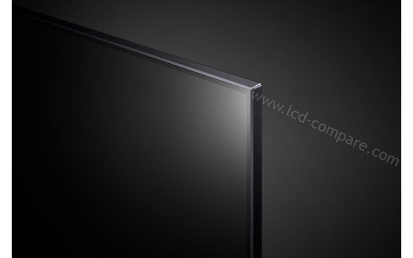 LG 75QNED81 - Zoom sur le coin sup&eacute;rieur droit