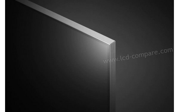 LG 75QNED99 - Zoom sur le coin sup&eacute;rieur droit