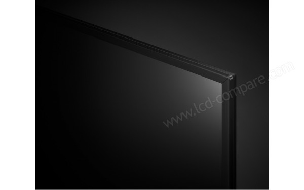 LG 75SM8610 - Zoom sur le coin sup&eacute;rieur droit