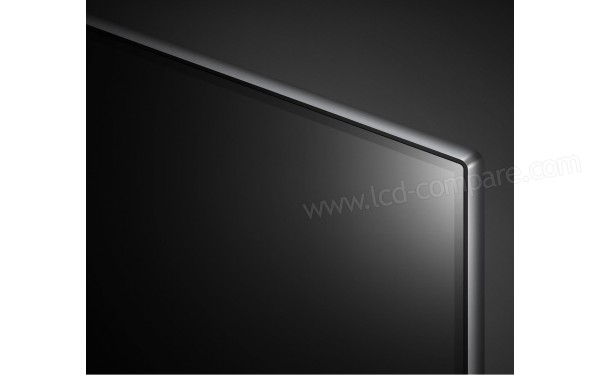 LG 75SM9000 Import EU - Zoom sur le coin sup&eacute;rieur droit