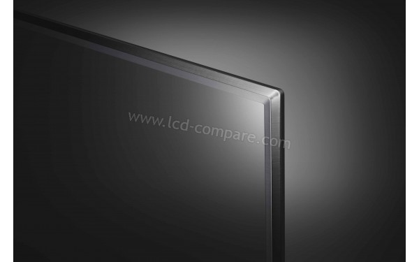 LG 75UN7100 - Zoom sur le coin sup&eacute;rieur droit
