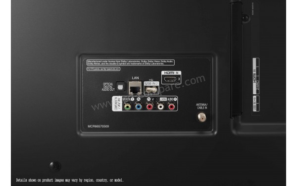 LG 75UN7100 - Connectiques