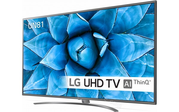 LG 75UN8100 - Vue 3/4 droite