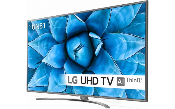 LG 75UN8100 - Vue 3/4 droite