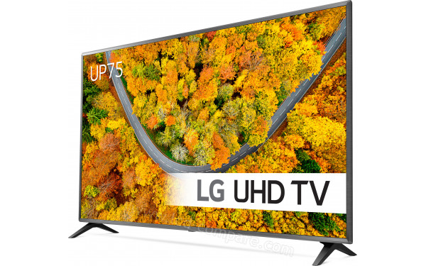 LG 75UP75009 - Vue 3/4 droite