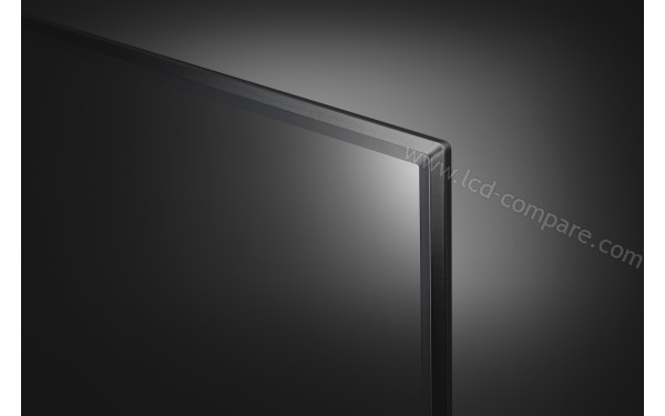 LG 75UP7500 - Zoom sur le coin sup&eacute;rieur droit