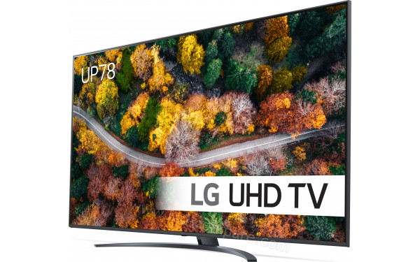 LG 75UP78003LB - Vue 3/4 droite