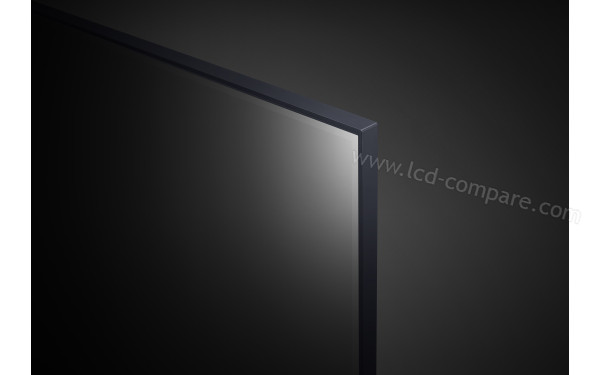 LG 75UP80006LR - Zoom sur le coin sup&eacute;rieur droit