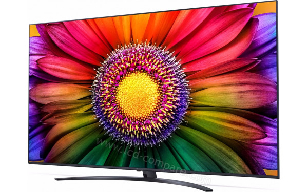 LG 75UR8100 - Vue 3/4 droite