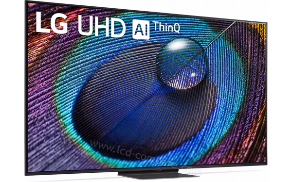 LG 75UR9100 - Vue 3/4 gauche