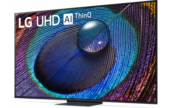LG 75UR9100 - Vue 3/4 droite