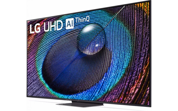 LG 75UR9100 - Vue 3/4 droite