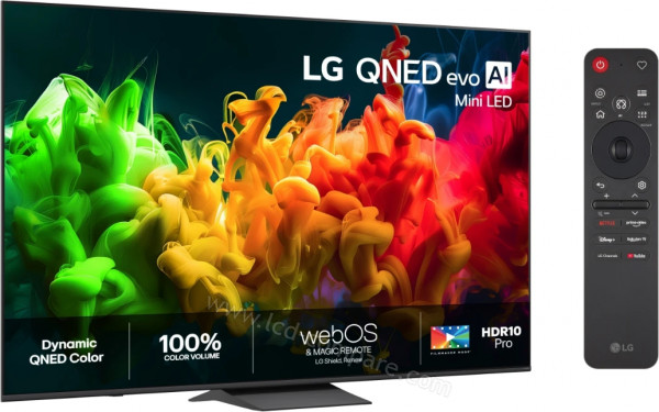 LG 85QNED81B - Vue 3/4 gauche