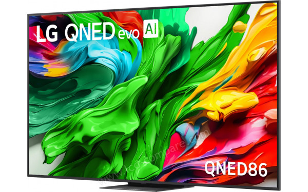 LG 86QNED86A - Vue 3/4 droite