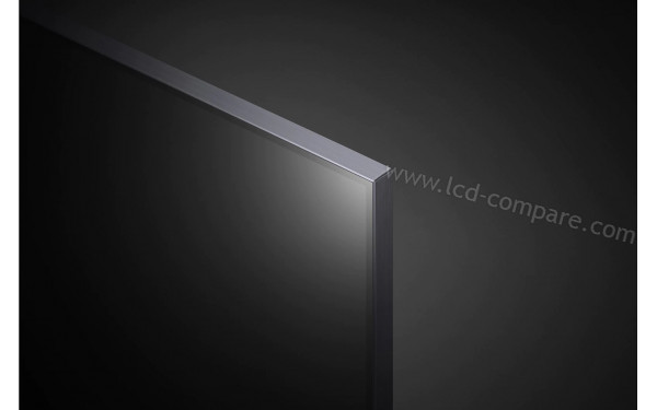 LG 86QNED91 2022 - Zoom sur le coin sup&eacute;rieur droit