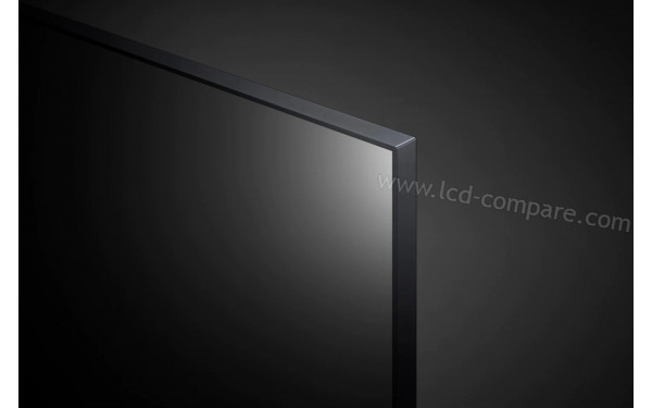 LG 86UQ80006LB.AEK - Zoom sur le coin sup&eacute;rieur droit