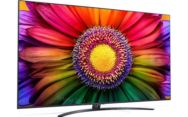 LG 86UR8100 - Vue 3/4 gauche
