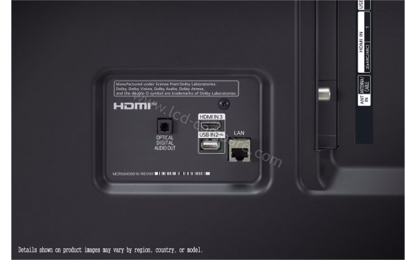 LG 86UT8100 - Connectiques