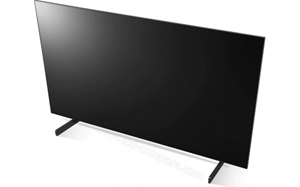 LG OLED42C2 Noir - Vue en plong&eacute;e